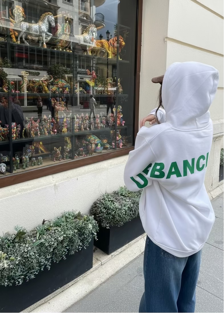 URBANCITIES OFFICIAL WHITE HOODIE