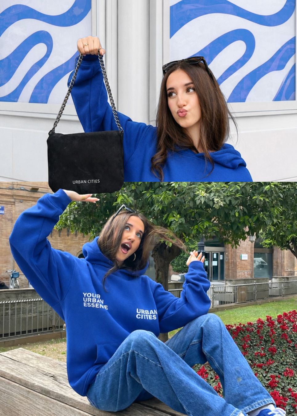 URBANCITIES OFFICIAL BLUE HOODIE