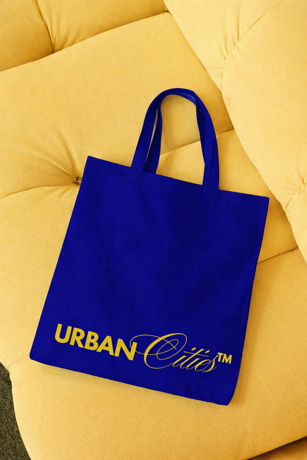 ELECTRIC BLUE TOTEBAG