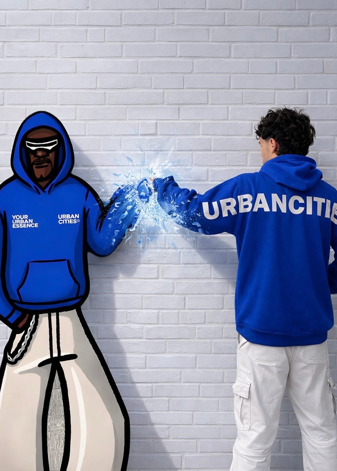 URBANCITIES OFFICIAL BLUE HOODIE