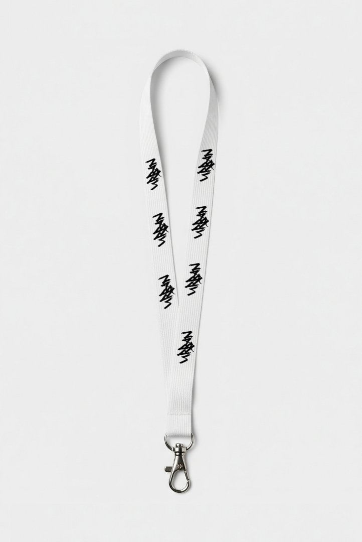 LANYARD BLANCO URBAN LOGO