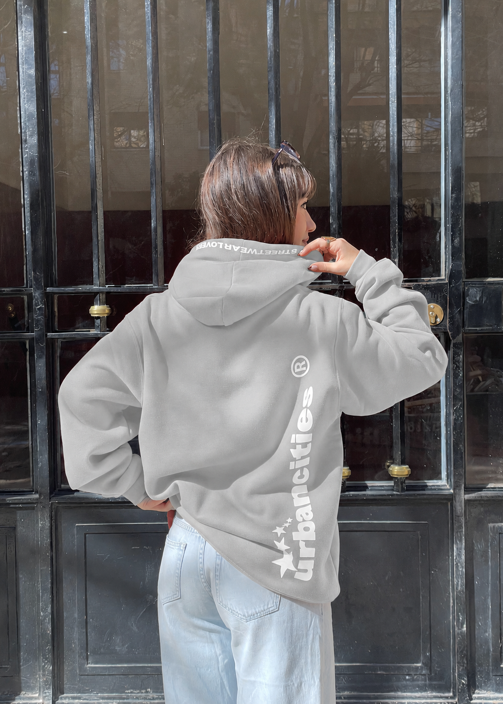 WORLDWIDE GREY HOODIE