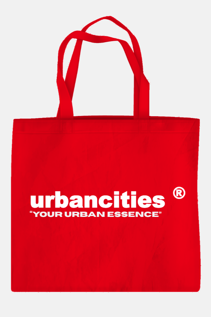 STRIKING RED TOTEBAG