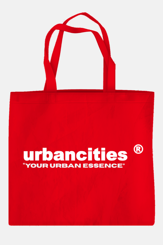 STRIKING RED TOTEBAG
