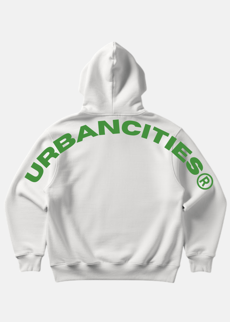 URBANCITIES OFFICIAL WHITE HOODIE
