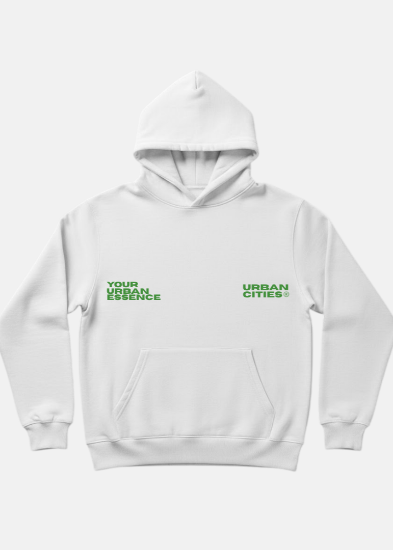URBANCITIES OFFICIAL WHITE HOODIE